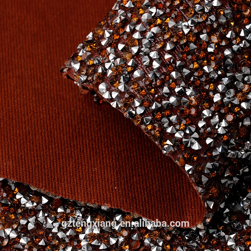 Diamond-shiny leather Shining Artificial materials glitter leather material for shoes