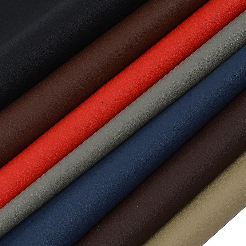high quality vegan leather supplier in China luxury car seat cover pvc artificial leather DE90