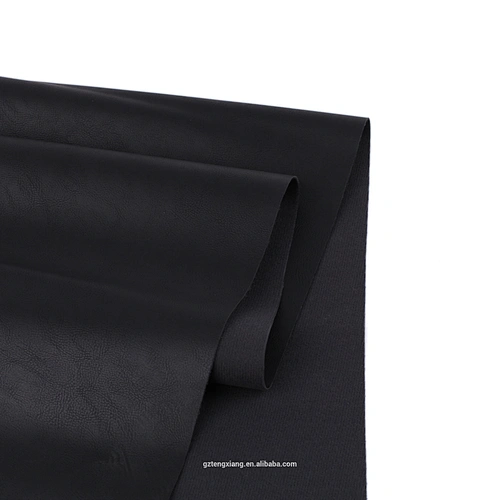 pu leather waterproof shoes fabric leather fabric
