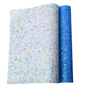 shoes fabric Glitter pu leather for shoes 100% glitter synthetic leather
