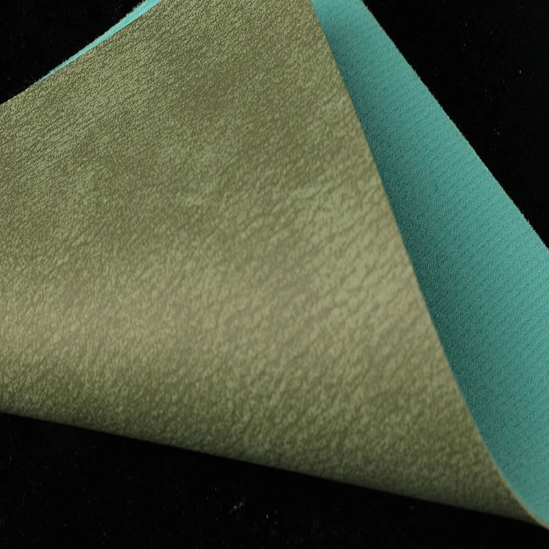 PVC imitation leather with embossed shining surface for women handbag usage