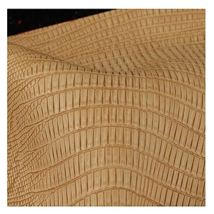 Pvc Genuine leather Lizard Grain for handbags Luxury real lizard skin bags leather Suede fabric