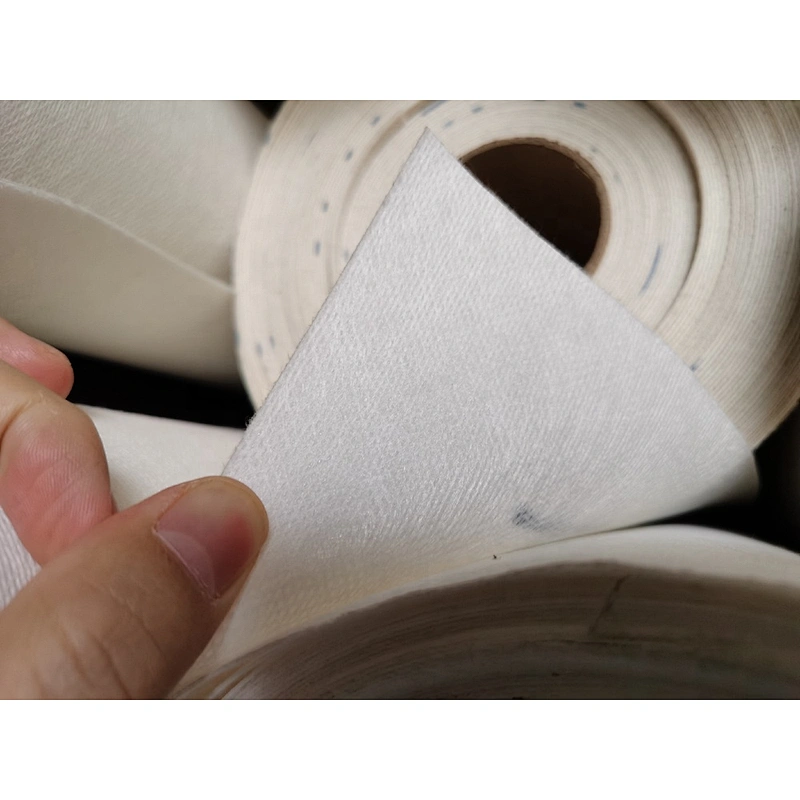 Hot melt Spunlace Luggage mat Bag packing Reinforcement with adhesive at one side
