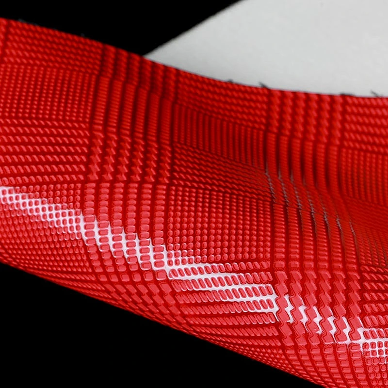 1.0mm Thick Pu Leather with Colored Imitation Cotton Backing for bags