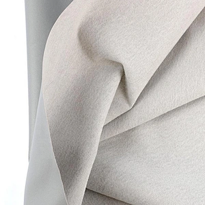 New embossed Fine grain pvc leather for ladies bags with brush backing