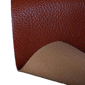 Crystal lychee pattern pu leather popular use for handbags