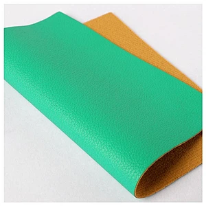 PVC synthetic leather with lychee patterns for handbags pvc color imitation leather