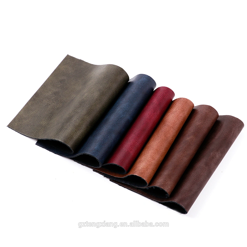 shoe upper leather Fine Texture Embossed With brush effect Chromatically Printed