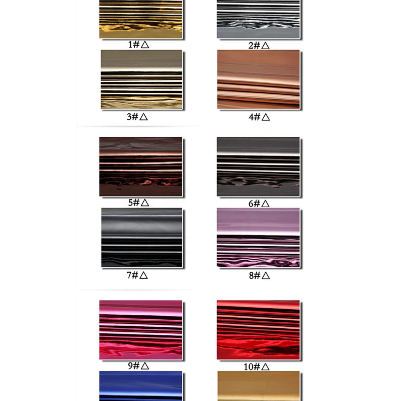 Glossy TPU leather TPU plate leather for shoes  instep Mirror Pattern TPU Artificialfor  Lady sandals
