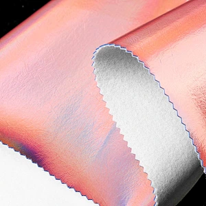 pvc leather  upholstery leather with tree lines grain pvc leather for  ladies handbags with brush backing