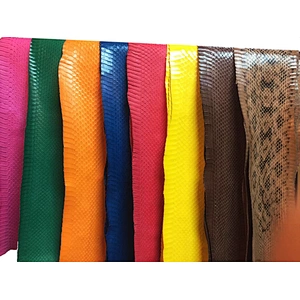 Anacondas skin for Clothing materials python leather hide genuine leather material