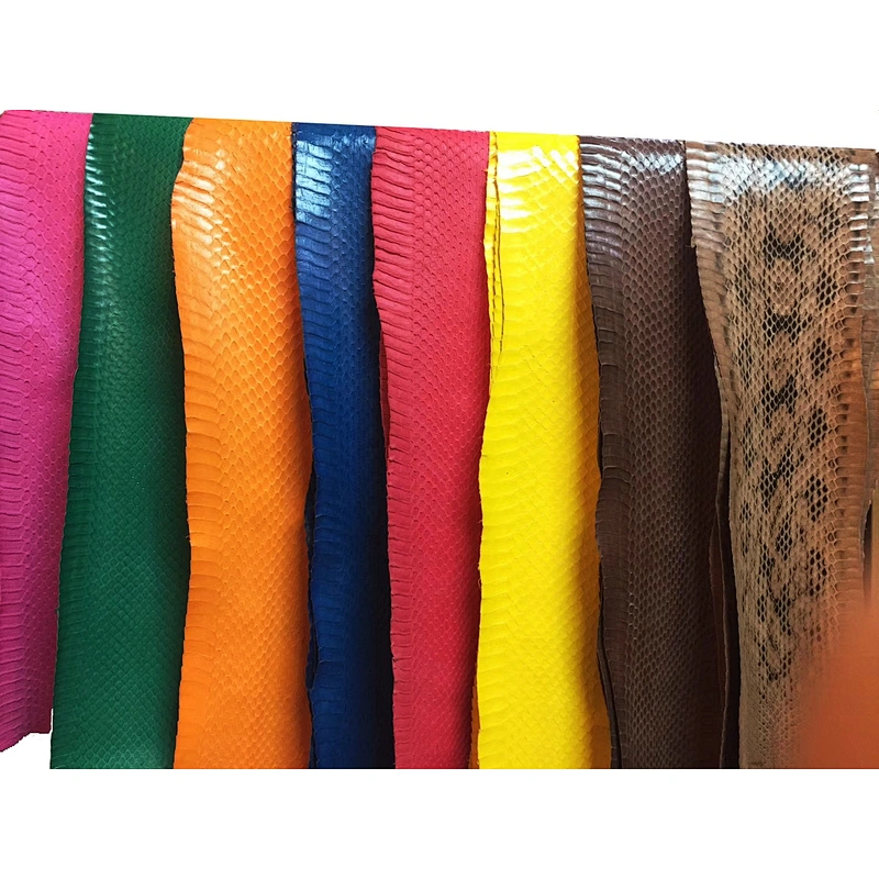 Anacondas skin for Clothing materials python leather hide genuine leather material