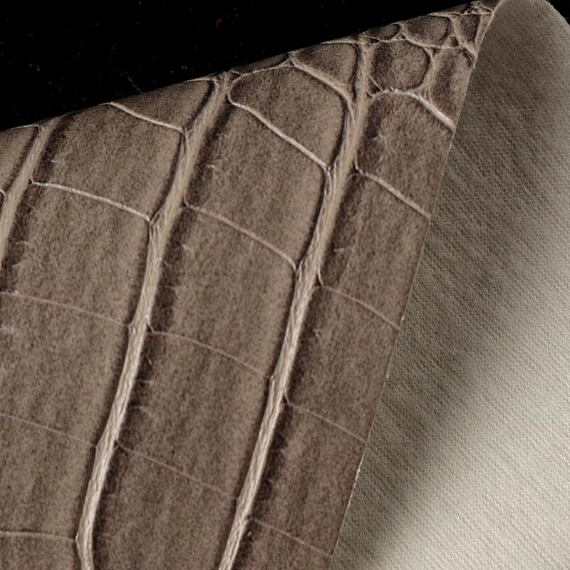 2019 Newest! PVC synthetic leather with crocodile embossed shining surface for handbags