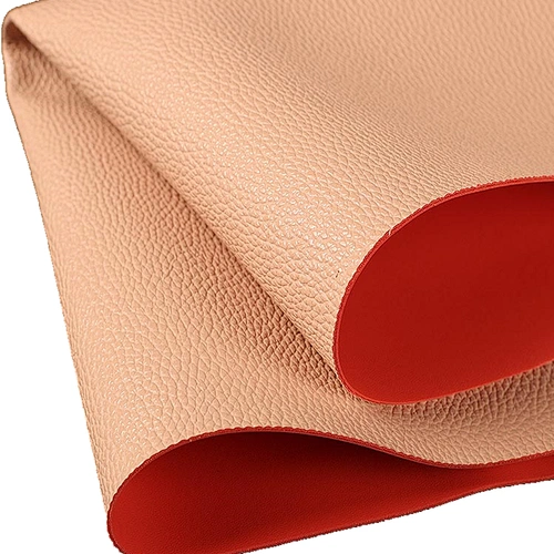 pvc artificial leather custom embossed leather faux leather handbag
