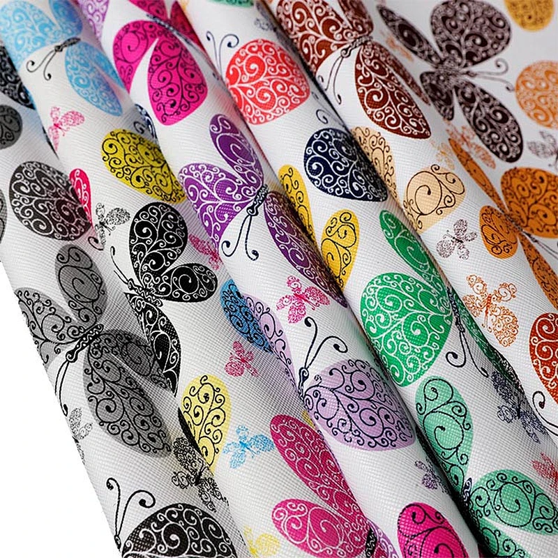 pvc leather for ladies handbags with flowers embossed pattern