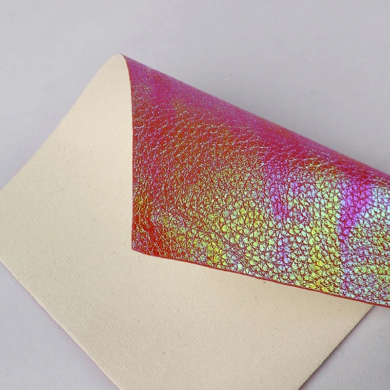 PVC synthetic leather with Lychee emboss for handbags upper usage leatherette for bags
