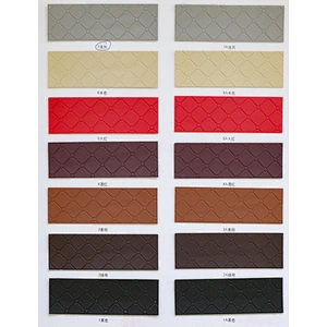 embossed pvc leather for car seat cover usage same with real leather design