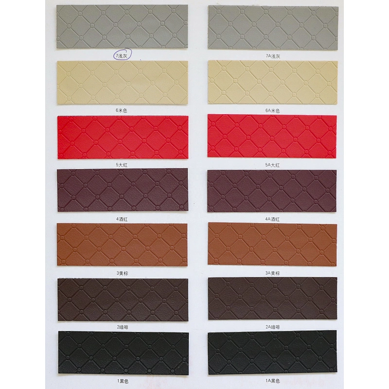 embossed pvc leather for car seat cover usage same with real leather design