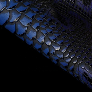 Pvc python grain leather for ladies handbags Pattern for Bags