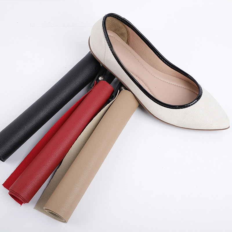 pvc leather for shoes Manufacturer PVC leather Customized Color PVC Leather
