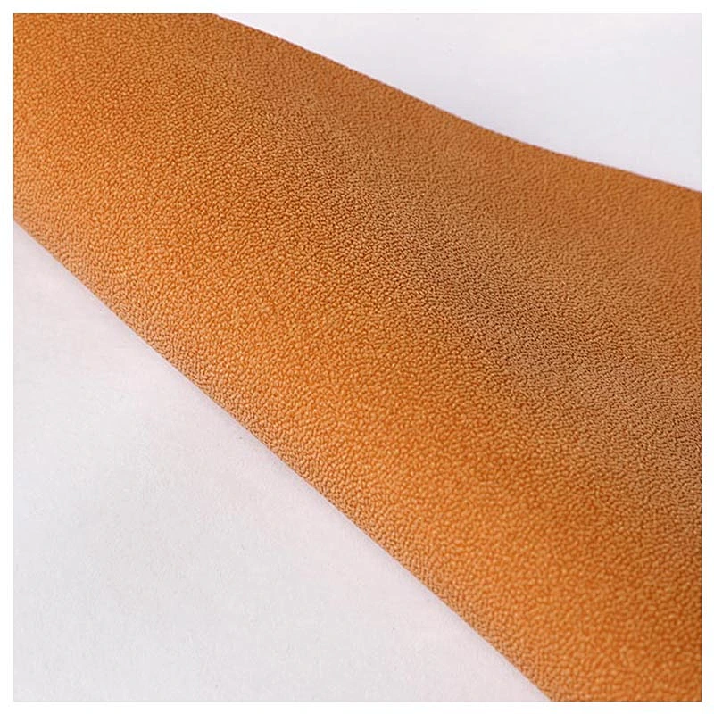 yang buck pvc material for shoes and handbags faux leather fabric surface with yang buck design