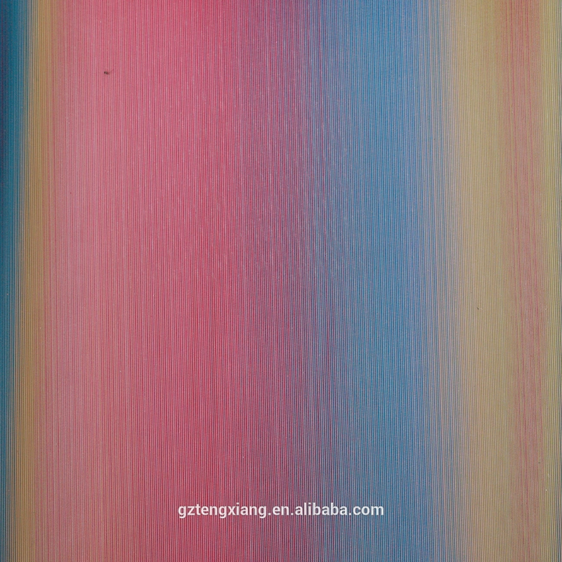 TPU 3D rainbow film leatherette rolls Synthetic material for shoes