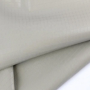 embossed pvc leather for car seat cover usage same with real leather design