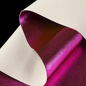 pvc  leather with shinning surface popular use for ladies handbags