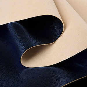Pvc synthetic leather with shinning surface for woman bags