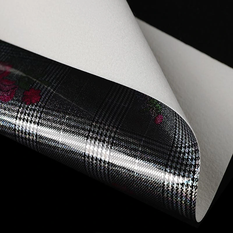pvc synthetic leather with popular pattern for ladies handbags usage