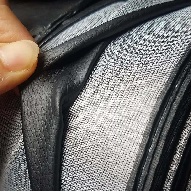 faux leather from China factory pvc leather car seat stocklot grade B sells by tons