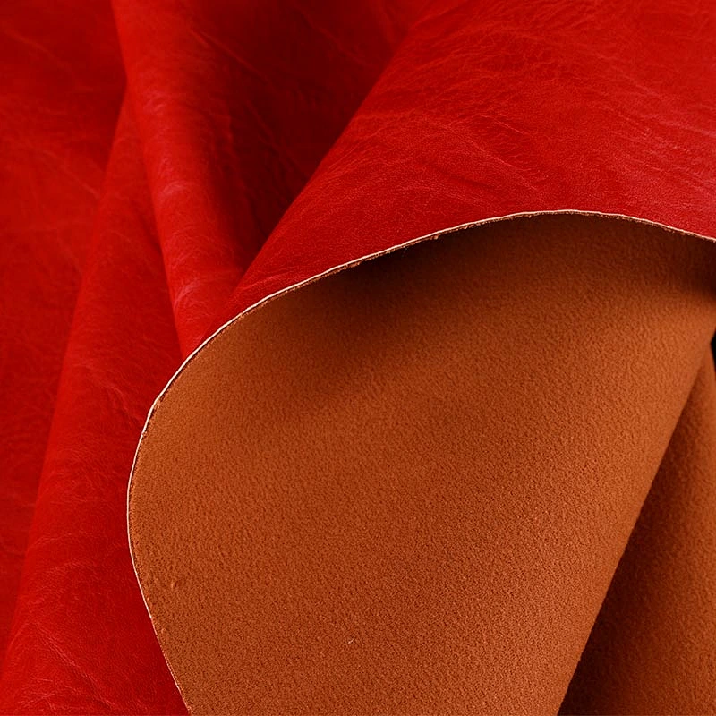 pu faux leather fabric with elephant embossed design shoes and handbag usage