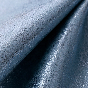 shining polyester fabric bronzing roll imitation leather for shoe fabric