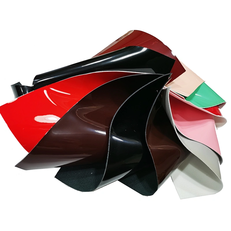 pu patent leather fabric shoe polish spray leather online wholesale high class glossy painted leather