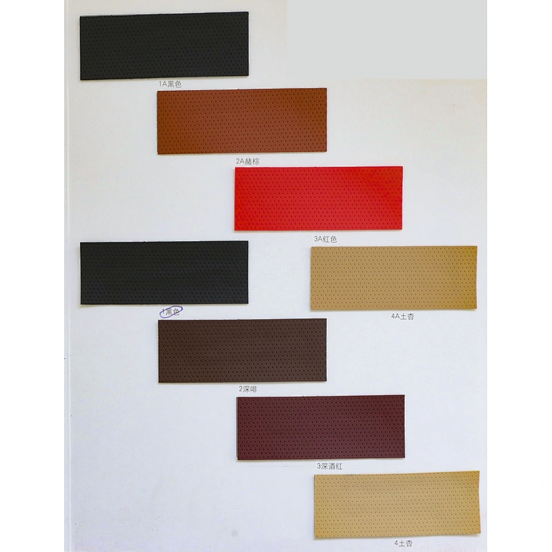 Grid  pattern Pvc artificial leather with Elastic fabric for sofa
