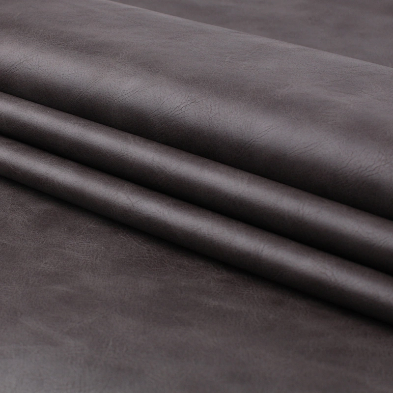 pu polyurethane faux leather fabric for shoes upper material real skin feeling vintage printing