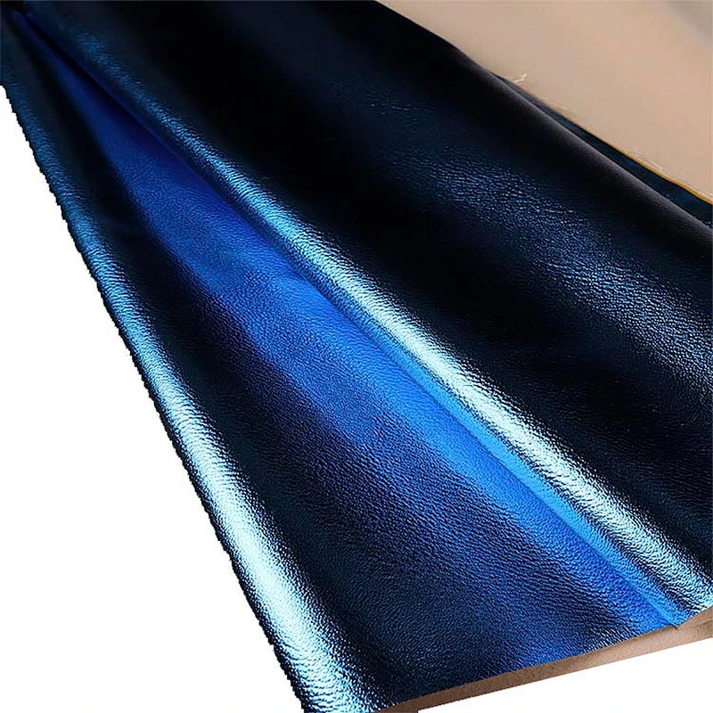 Pvc synthetic leather with shinning surface for woman bags