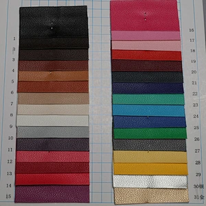 PVC synthetic leather with lychee patterns for handbags pvc color imitation leather
