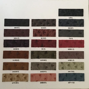 Ostrich Pattern Pvc Leather Fabric for Making Bags handbags shoulder bads for woman with suede fabric