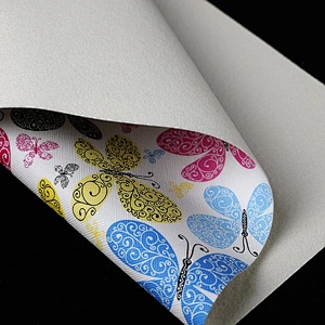 pvc leather for ladies handbags with flowers embossed pattern