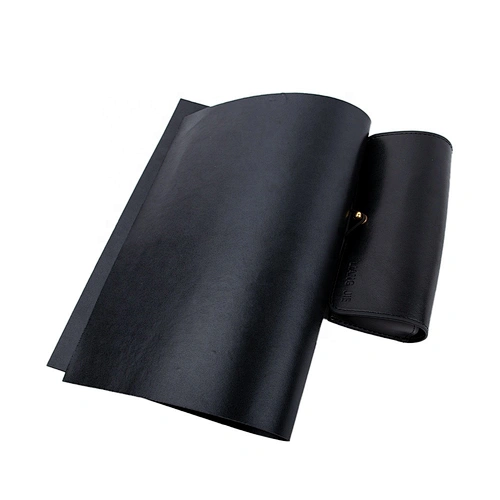 glass box case pu leather double face embossed vegan faux leather gift box production