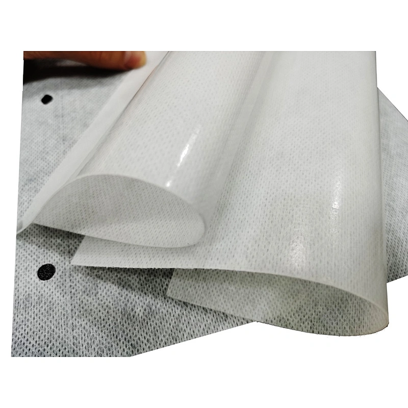 Hot melt Spunlace Luggage mat Bag packing Reinforcement with adhesive at one side