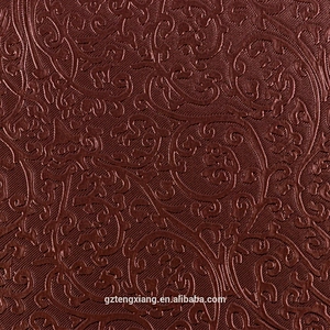 printed upholstery vinyl for upholstery Pearl printing leather upholstery Arabesque pattern