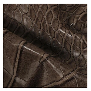 2019 Newest! PVC synthetic leather with crocodile embossed shining surface for handbags