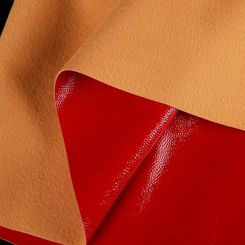 PU color change leather oil surface leather pu leather with embossed design bag for microsoft surface