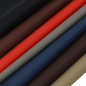 high quality vegan leather supplier in China luxury car seat cover pvc artificial leather DE90
