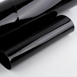 patent leather black pvc roll imitation leather high glossy black