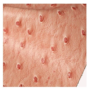 Ostrich pattern pvc synthetic leather fabric for making bags