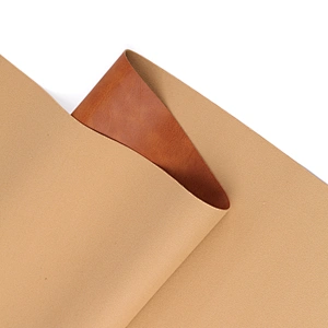 custom embossed high quality vegan leather shoe leather material soft hand feeling