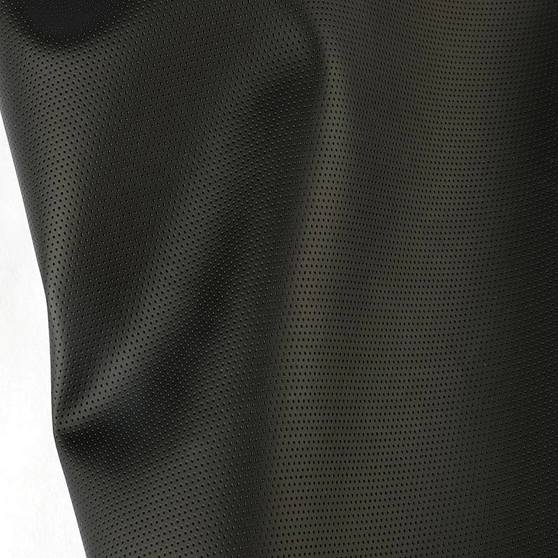 Grid  pattern Pvc artificial leather with Elastic fabric for sofa